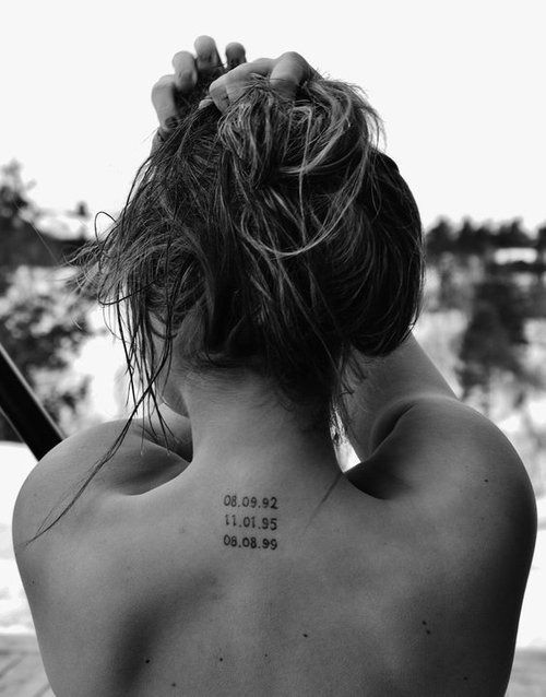 Tatuajes en Nuca para Mujer