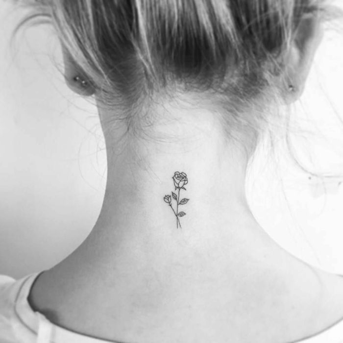 Tatuajes en Nuca para Mujer 33