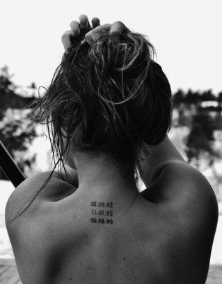 Tatuajes en Nuca para Mujer 29