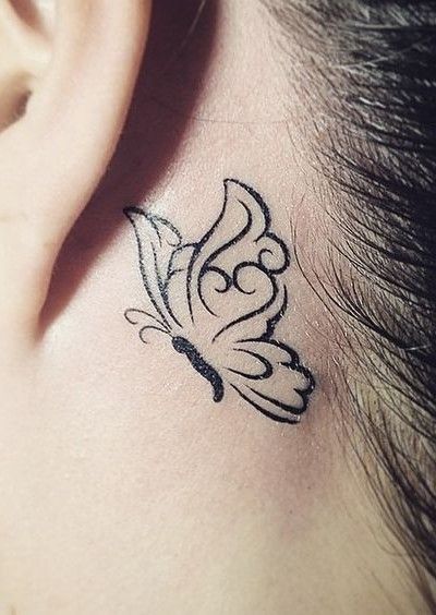Tatuajes en Oreja para Mujer 23