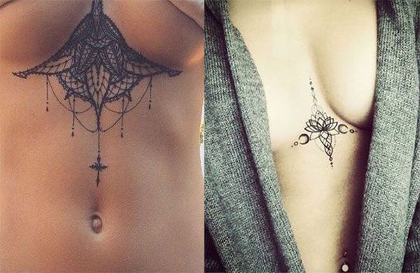 Tatuajes en Pecho para Mujer 33