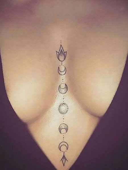 Tatuajes en Pecho para Mujer 26