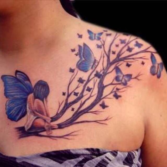 Tatuajes en Pecho para Mujer 5