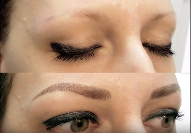 Microblading de Cejas: Antes y Después.