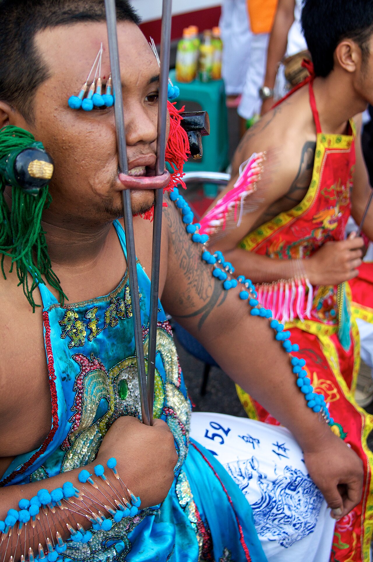 2011 Vegetarian festival in Phuket! Bang Neow Shrine street procession.