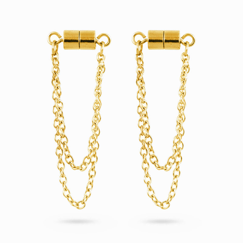 gold magnetic nipple jewelry
