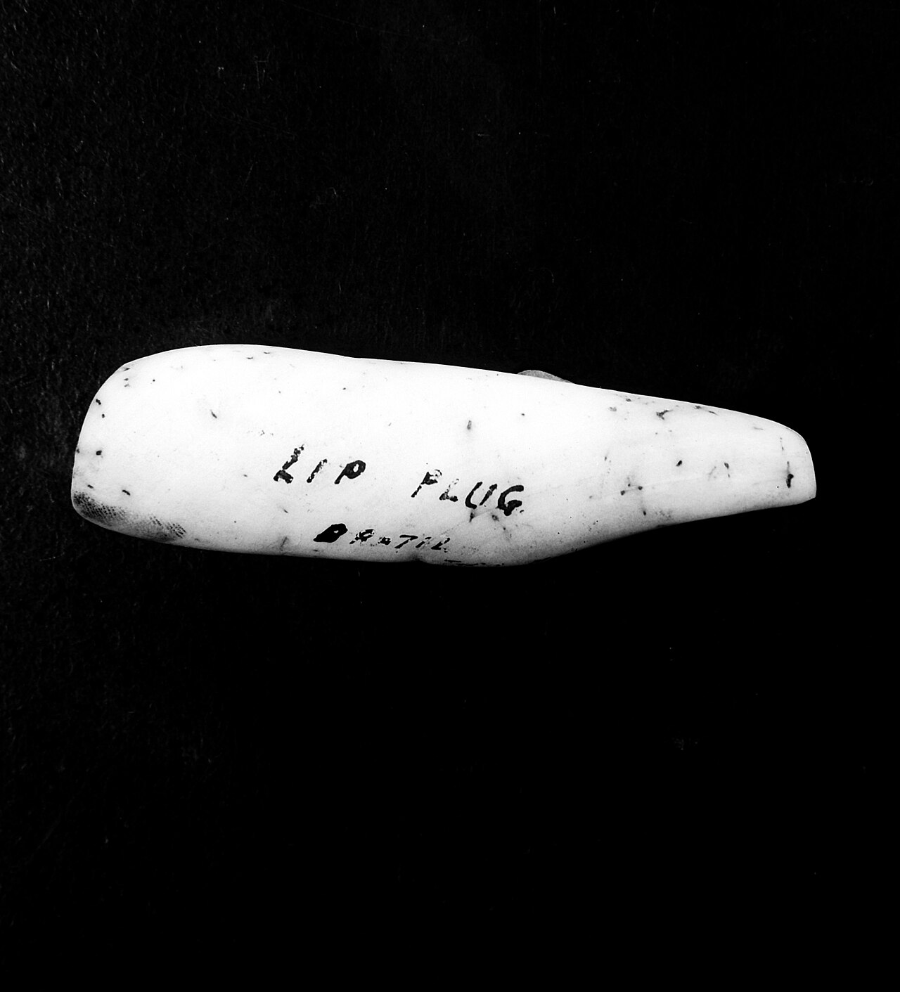 A lip plug for artificial deformation of the lipWellcome ImagesKeywords: body decoration; rings, pins, plugs; artificial deformation; indigenous non-european medicine