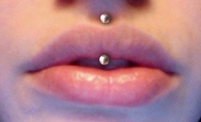Photoshopped image of a jestrum piercing.