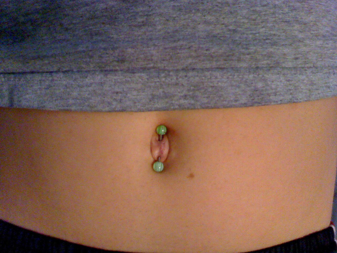 True Belly Button Piercing