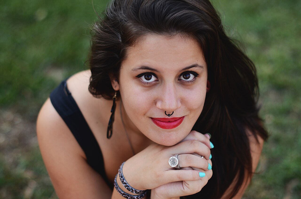 Septum piercing
